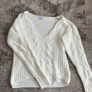 Cream Sabo Skirt Sweater